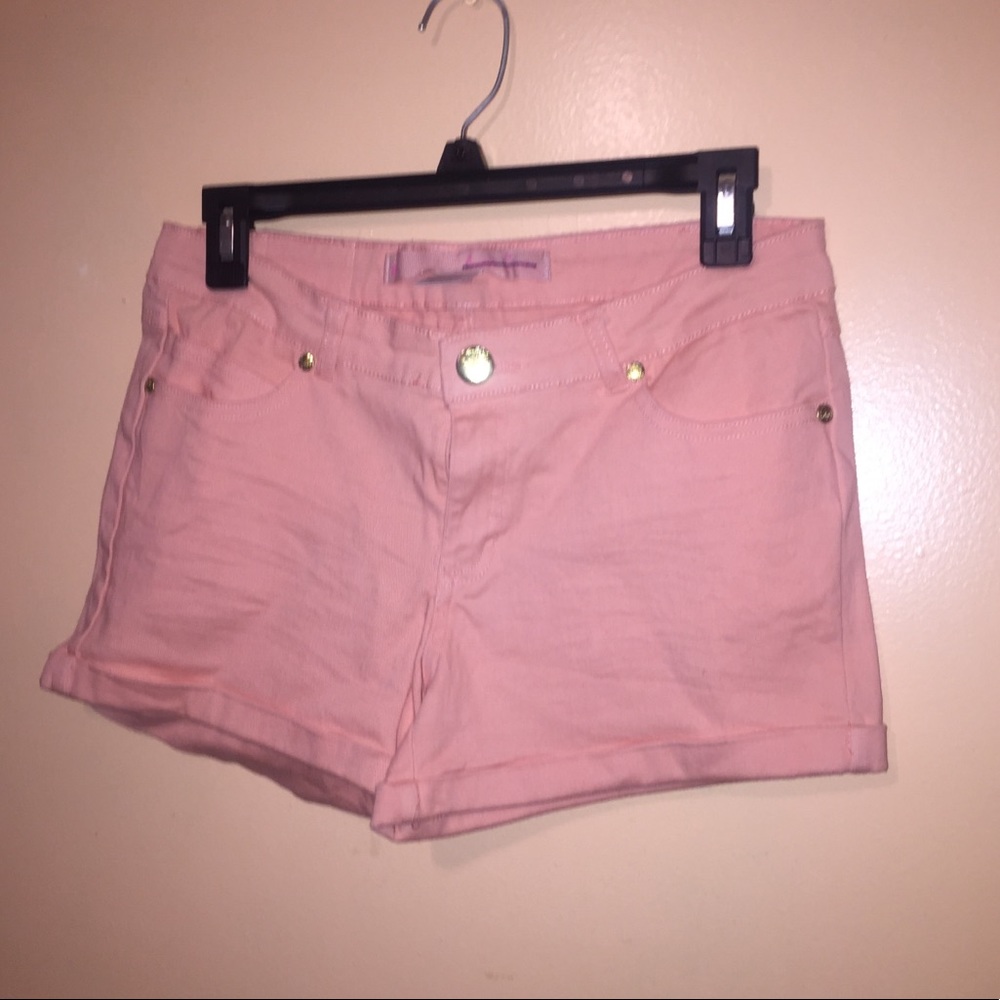 Pink coral shorts!